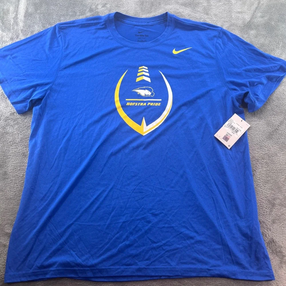 NWT Nike Hofstra Pride Legend SS Tee Game Royal Blue Dri-FIT Mens XXL M21418